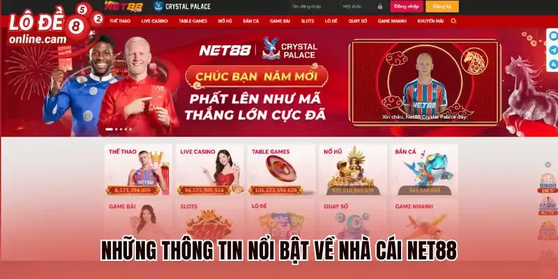 Những thông tin nổi bật về nhà cái Net88