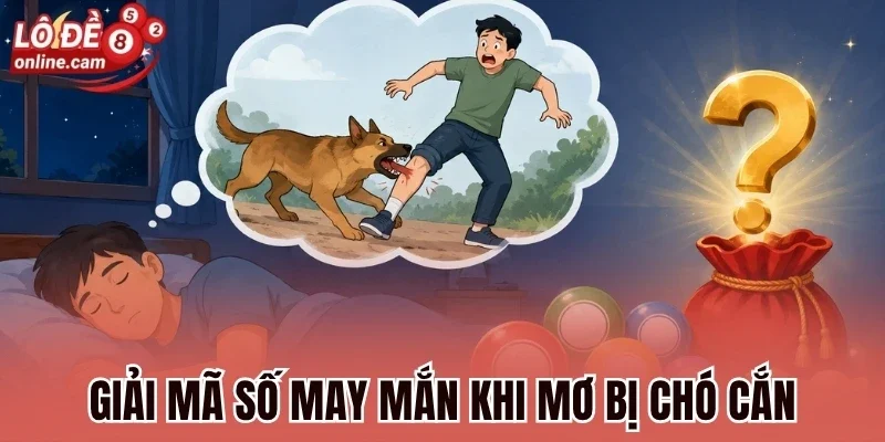 Giải mã số may mắn khi mơ bị chó cắn